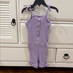 Zara Lilac Knit Kids Romper